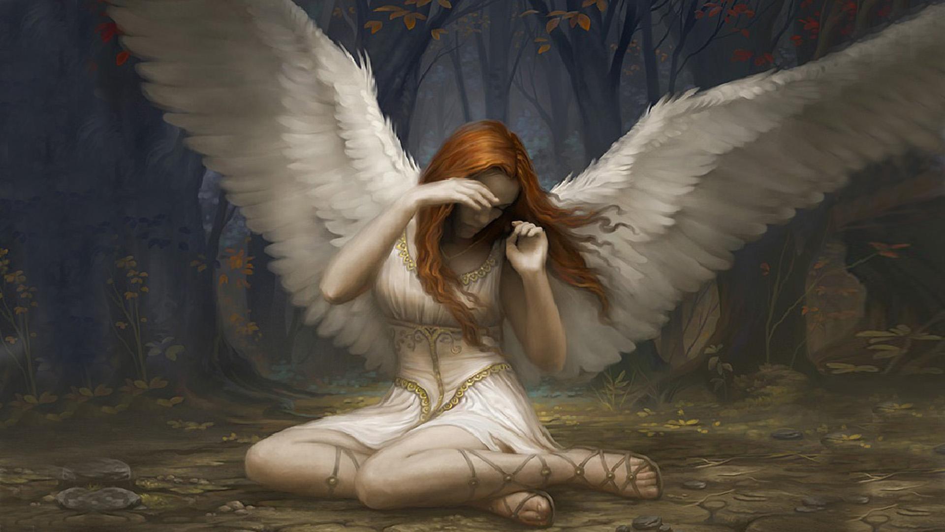 sad angel sitting on ground timeline cover1920x108064916
